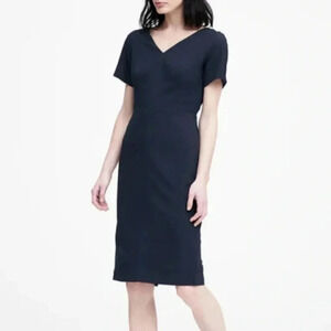 NEW Banana Republic Petite Lightweight Wool  Dress